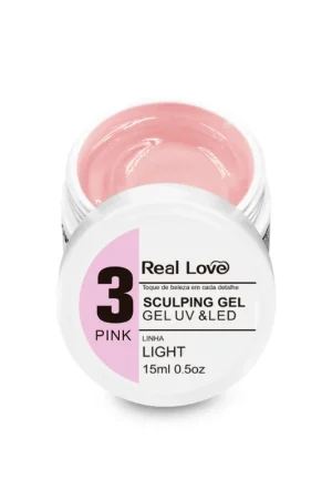 Gel Construtor Pink 3 Real Love 15g