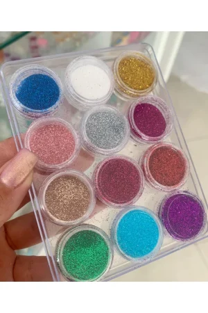 Glitter Extrafino Diversas Cores