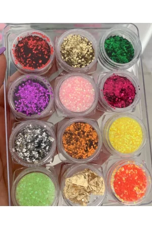 Glitter Flocado Diversas Cores