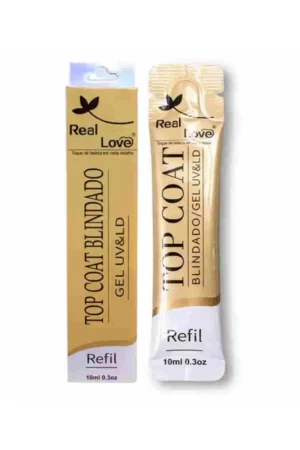 Refil Top Coat Blindado Real Love 10ml